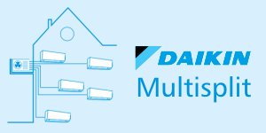 Climatizzatori multisplit Daikin Bluevolution R-32 in offerta, dualsplit, trialsplit e fino a 5 unit interne, massima efficienza, classe energetica A+++