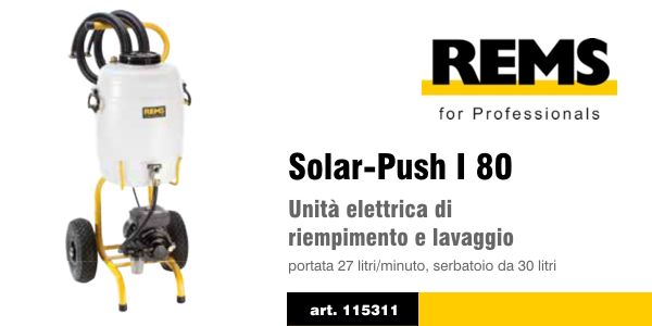 REMS Solar-Push I 80, unit di riempimento e lavaggio