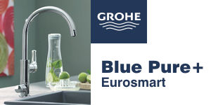Miscelatore lavello cucina Grohe Blue Pure Eurosmart cod. 30499000 Sis