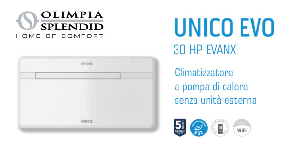 Climatizzatore Olimpia Splendid Unico Evo 30 HP Evanx