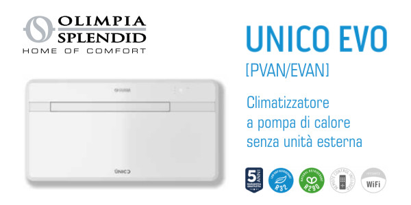 Climatizzatore Olimpia Splendid Unico Evo