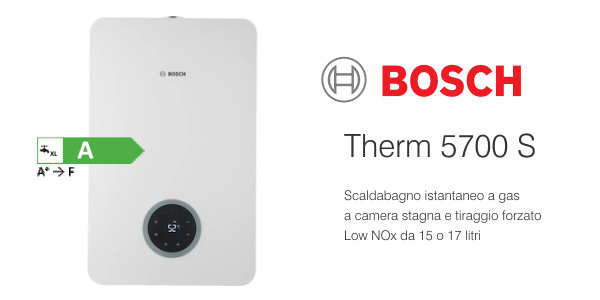 Scaldabagno Bosch Therm 5700 S 15