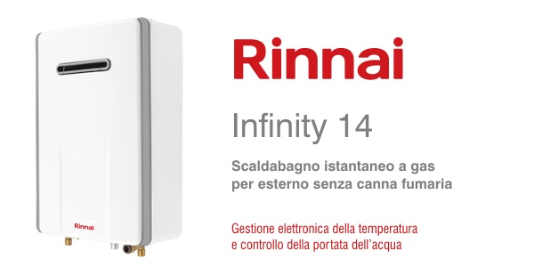 Scaldabagno Rinnai Infinity 14e